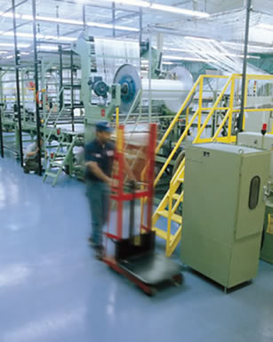 Warehouse in action
